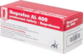 Ibuprofen AL 400 400 mg 50 tablet
