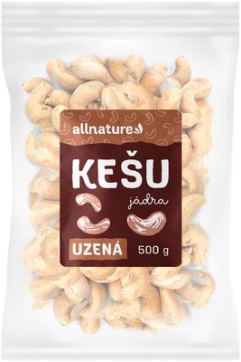 Allnature Kešu uzené 500 g