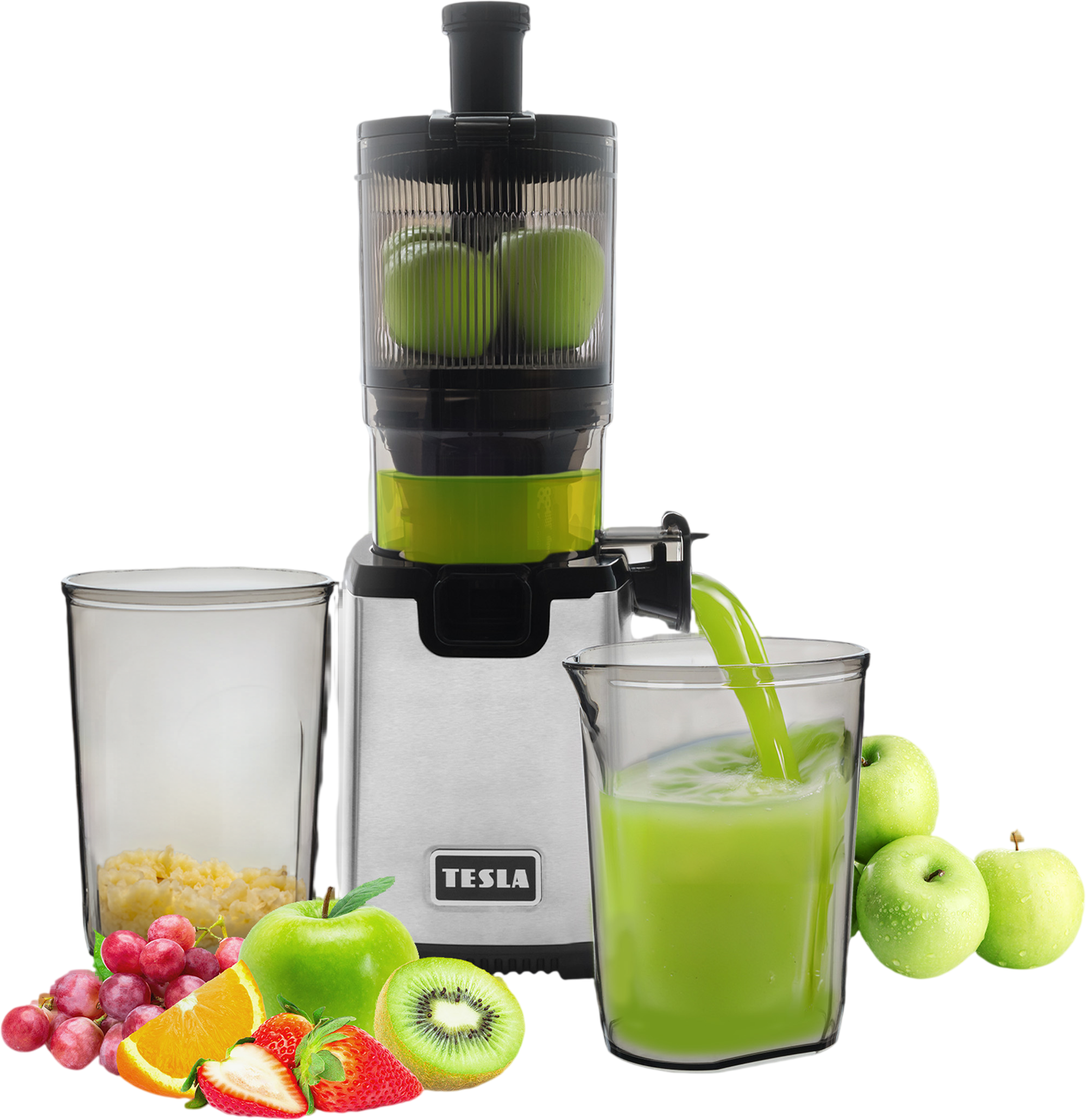 Tesla SlowJuicer SJ770 XXL Deluxe - nízkootáčkový šnekový odšťavňovač