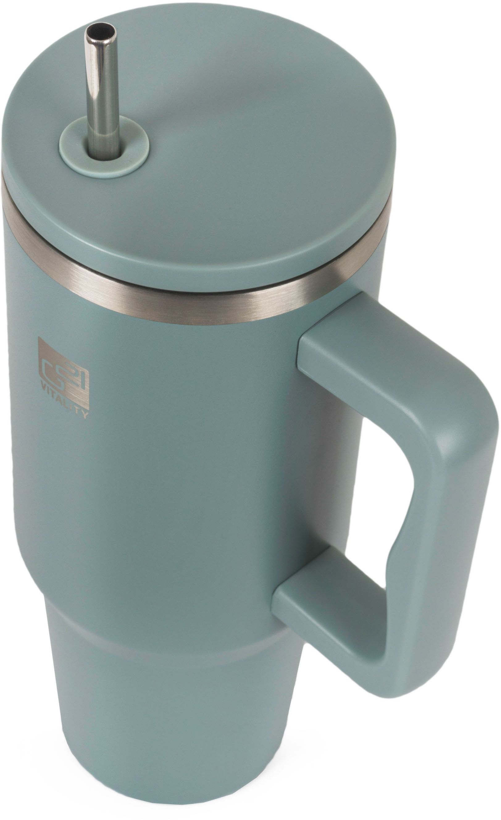 G21 Termohrnek FlowCup eukalyptově zelený 1200 ml