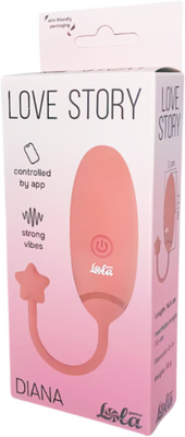 Lola Games Love Story vibrační vajíčko ovládané aplikací Diana Pink 1 ks