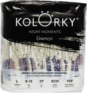 Kolorky NIGHT MOMENTS Vesmír vel. L (8-13 kg)  108 ks