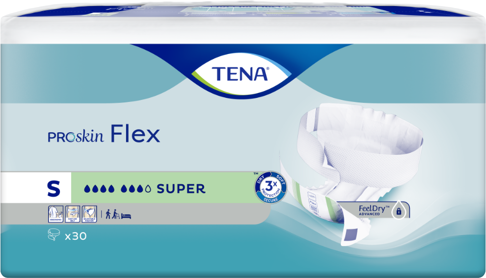 Tena Flex Super Small Inkontinenční kalhotky 30 ks
