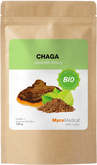 MycoMedica Chaga prášek BIO 100 g