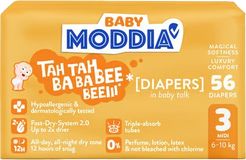 Moddia Baby Jednorázové plenky 3 Midi (6–10 kg), 56 ks