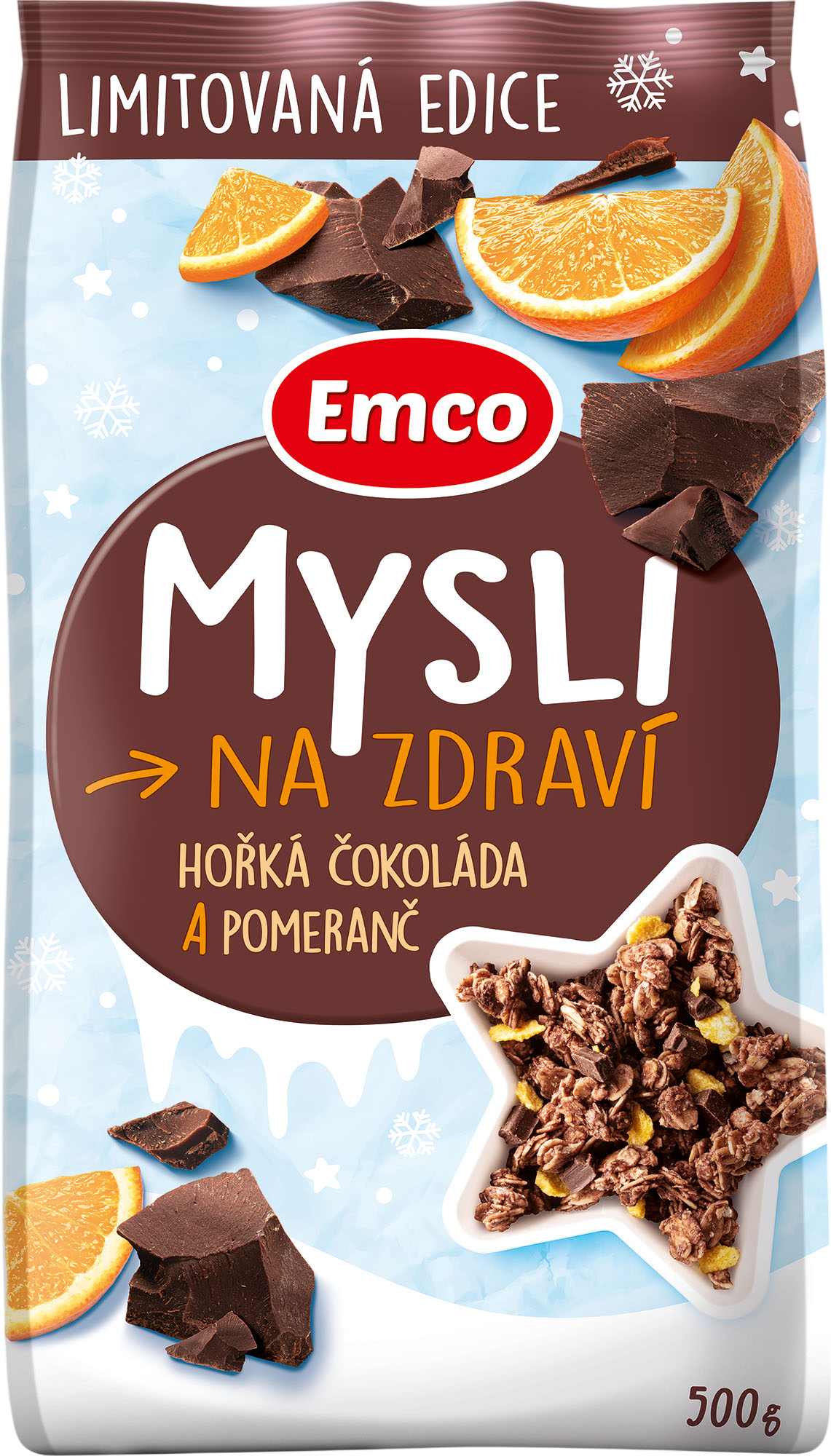 Emco Mysli pomeranč a hořká čokoláda 500 g