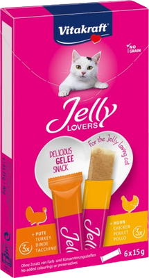 Vitakraft Jelly Lovers kuře, krůta 6 x 15 g