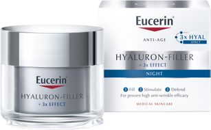 Eucerin Hyaluron-Filler + 3xEffect Noční krém 50 ml