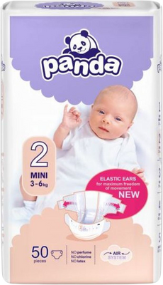 Panda Mini dětské pleny 50 ks