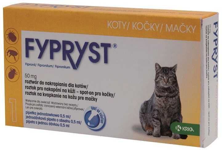 Fypryst Spot-on pro kočky 0.5 ml