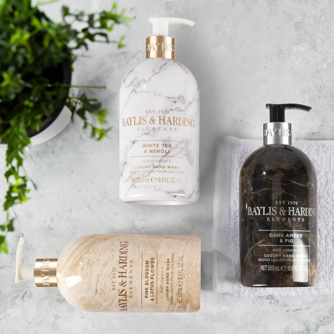Baylis & Harding Elements Tekuté mýdlo na ruce White tea & Neroli 500 ml