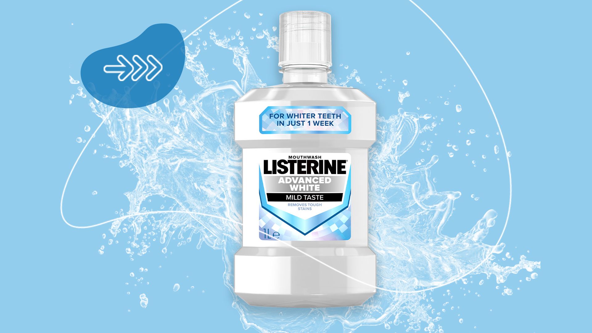 listerine, ústní voda, zuby, ústní hygiena