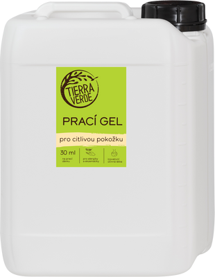 Tierra Verde Prací gel pro citlivou pokožku 5 l