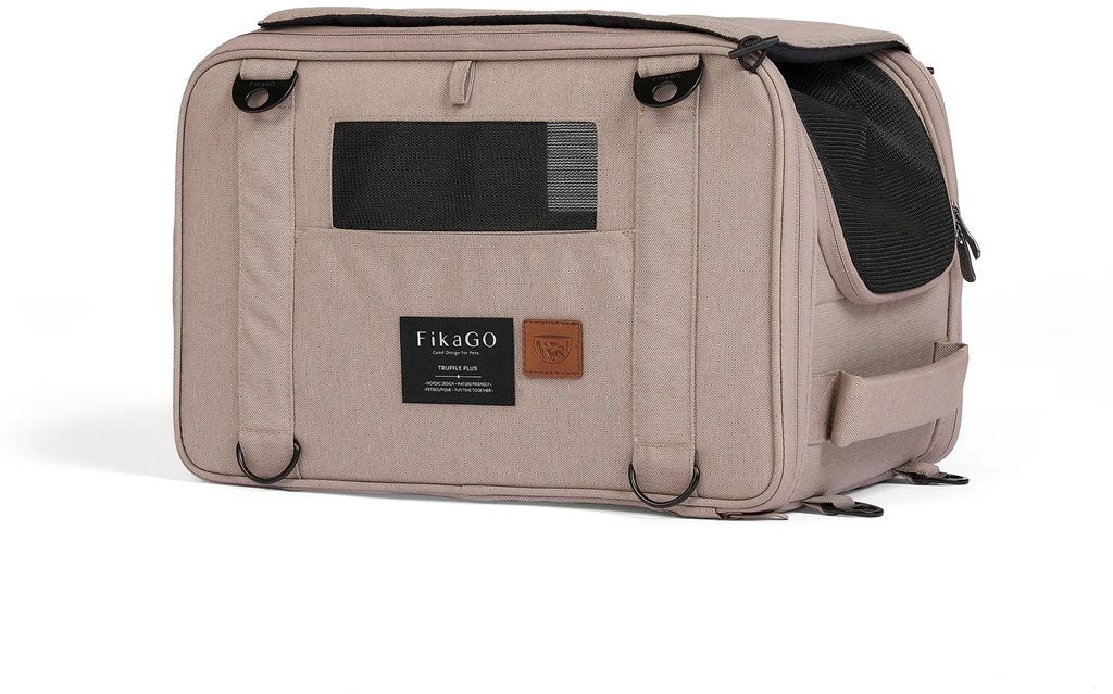 FIKAGO Nosič cestovní pro psy a kočky Truffle Plus Sandy Beige