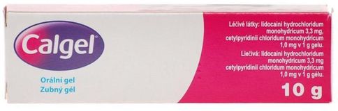 Calgel 3.3mg/g+1mg/g orální gel 10 g