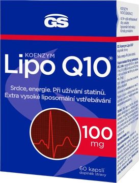 GS Koenzym Lipo Q10 100 mg 60 kapslí