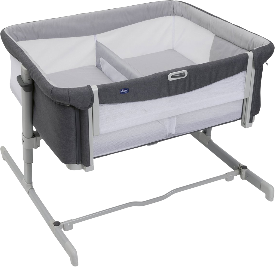 Chicco Postýlka Next2Me Twins pro dvojčata - Magnet Grey