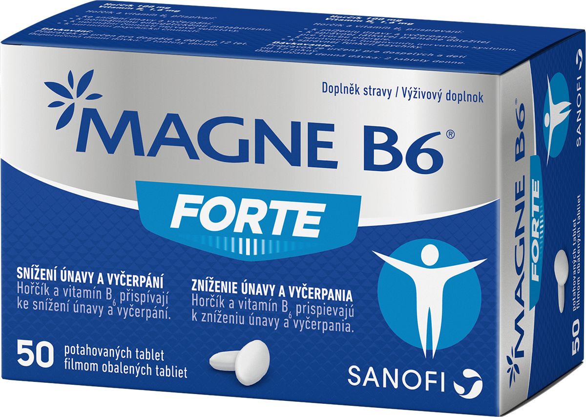 magne b6 doplnění hořčíku, magne b6 forte