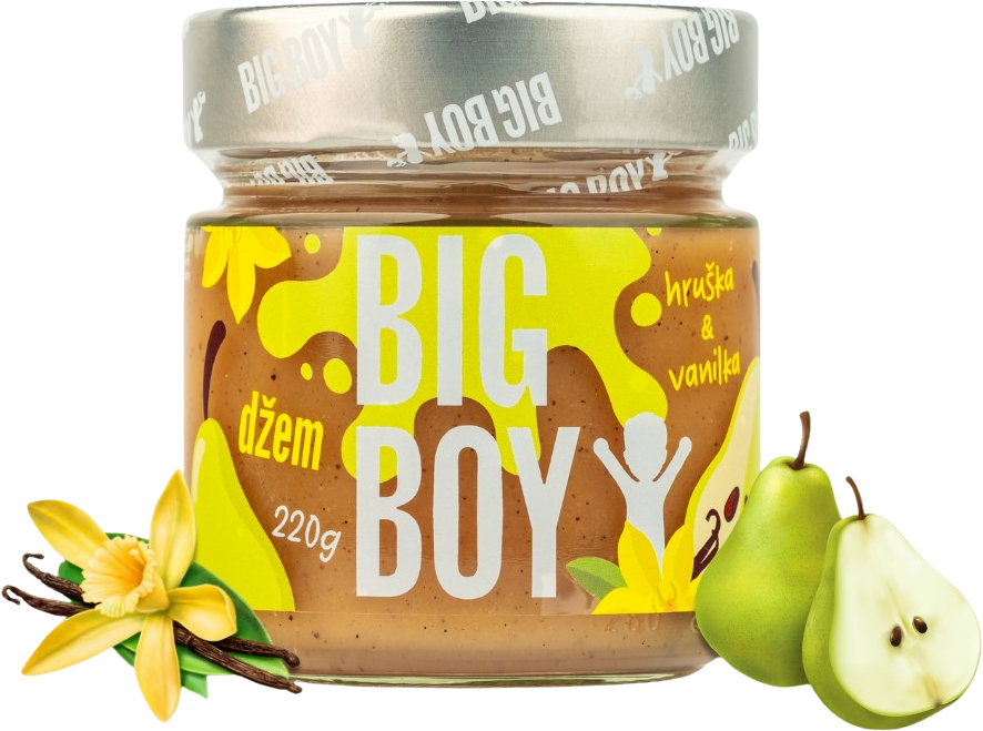 Big Boy Hruškový džem s vanilkou 220 g