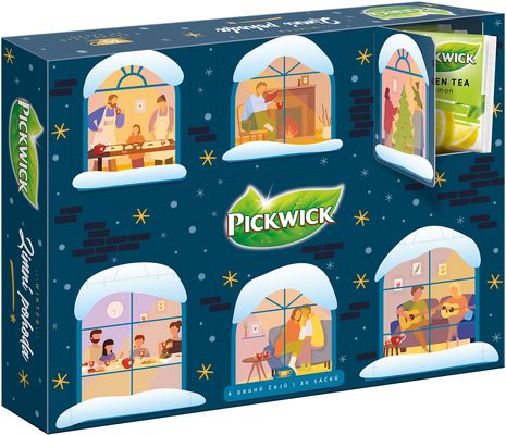 Pickwick Zimní pohoda - Kolekce okének čaje pro každou zimní chvíli 30 sáčků
