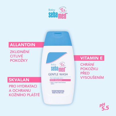 Sebamed Baby dětská mycí emulze extra jemná 200 ml