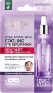 L'Oréal Paris Revitalift Filler Textilní oční maska s chladivým efektem 13 g
