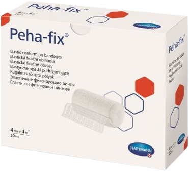 Hartmann Peha-fix Obinadlo elastické fixační 4 cm x 4 m, 20 ks