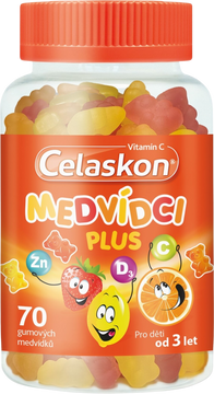 Celaskon MEDVÍDCI PLUS pro děti od 3 let 70 ks