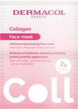 Dermacol Collagen Intenzivní omlazující pleťová maska 2 x 8 ml