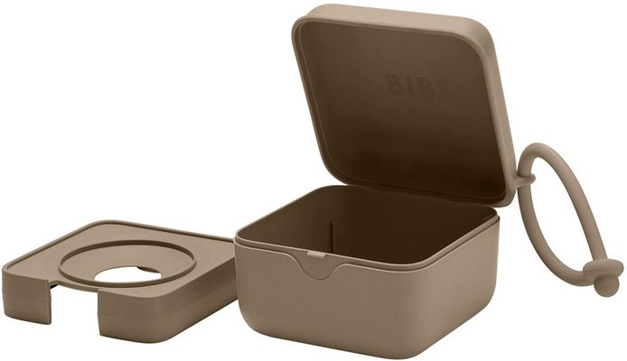 BIBS krabička na dudlíky - Dark Oak