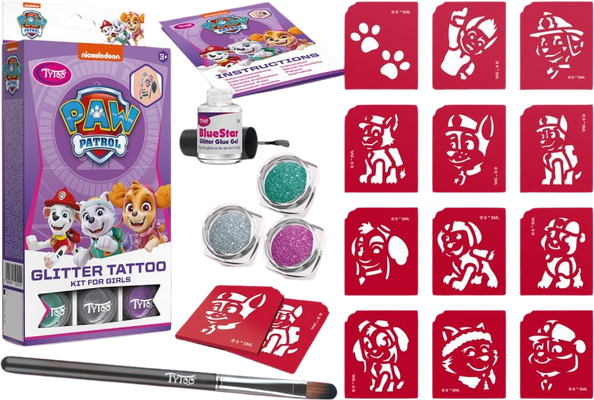 TyToo Paw Patrol tetování pro dívky