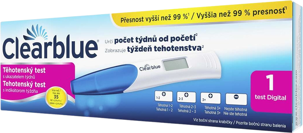 Clearblue Těhotenský test digitální s indikací termínu početí