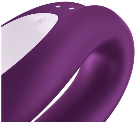 Satisfyer Párový vibrátor Double Joy Connect fialový