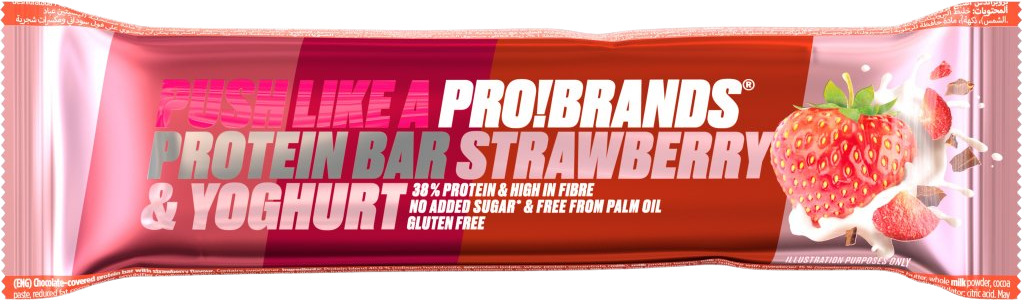 ProteinPRO 50% Proteinová tyčinka jahoda jogurt 45 g