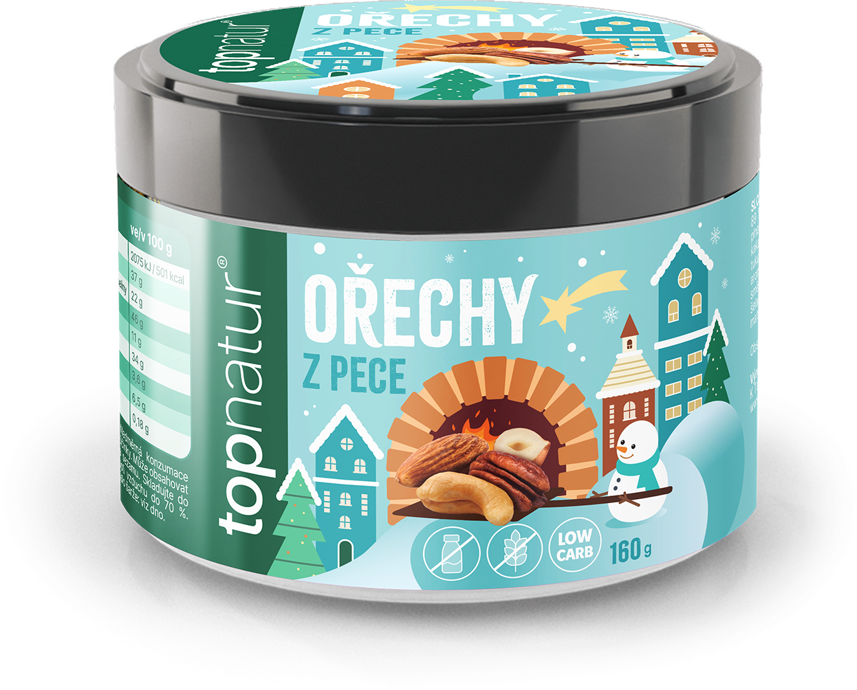 Topnatur Vánoční ořechy z pece 160 g