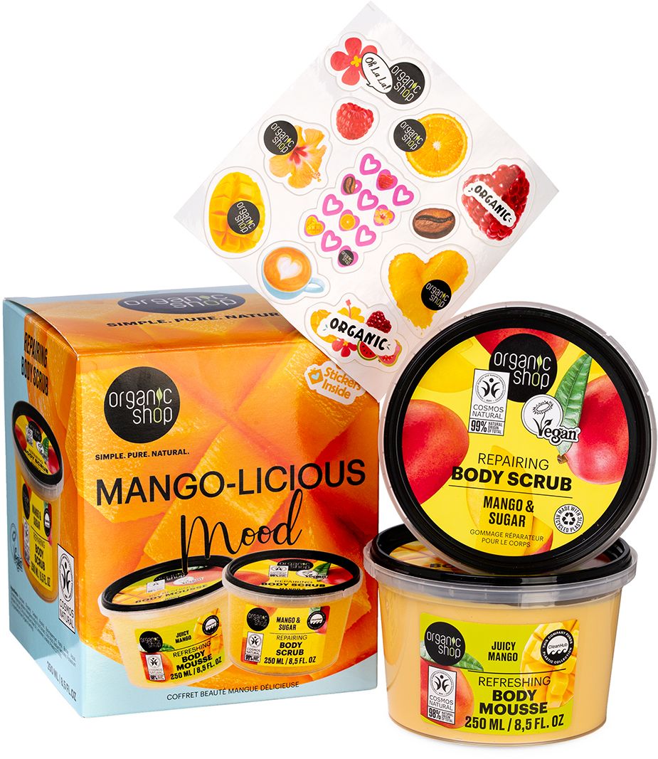 Organic Shop Mango-licious Mood Beauty Set 2 x 250 ml
