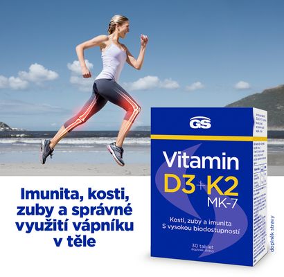 GS Vitamin D3+K2 30 tablet