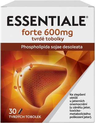 Essentiale forte 600mg 30 tvrdých tobolek