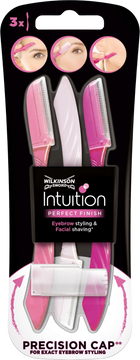 Wilkinson Sword Intuition Perfect Finish Zarovnávač obočí 3 ks