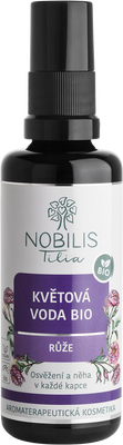 Nobilis Tilia Květová voda BIO růže 50 ml