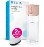 Brita Fill&Go Vital filtrační láhev na vodu broskvová, 0,6l