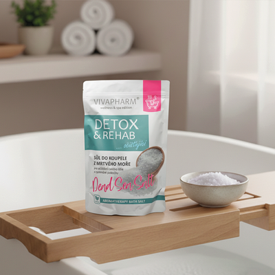 VivaPharm Sůl do koupele Detox and rehab 1000 g