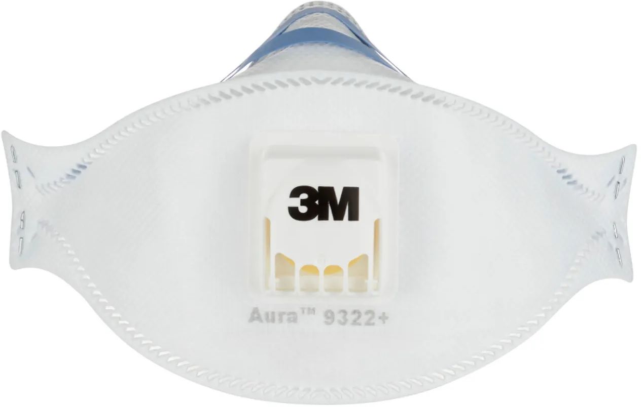 3M 9322-5 Aura™ respirátor proti částicím, s ventilem FFP2 5 ks