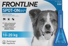 Frontline Spot On Dog M 10-20 kg 3 x 1.34 ml