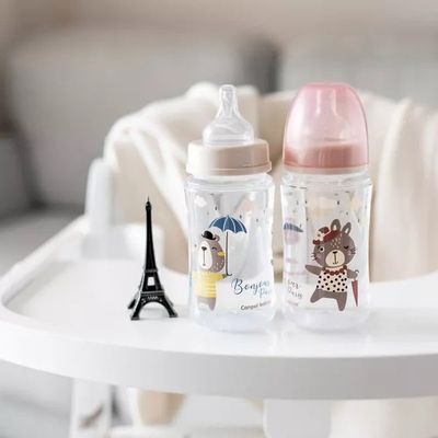 Canpol babies Lahev se širokým hrdlem Bonjour Paris 240 ml