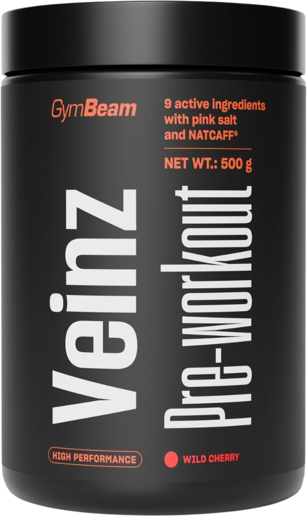 GymBeam Veinz Pre-workout - Wild cherry 500 g