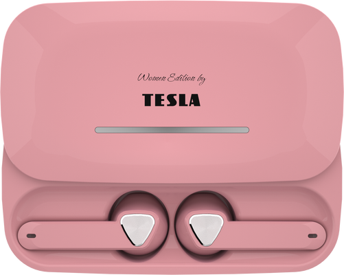 Tesla Sound EB20 - bezdrátová Bluetooth sluchátka (Pearl Pink)