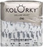 Kolorky DELUXE VELVET Puntíky vel. L (8-13 kg) 19 ks