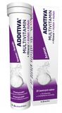 Additiva Multivitamin+Mineral+Kofein ananas 20 šumivých tablet