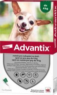Advantix pro psy spot-on do 4 kg 0.4 ml